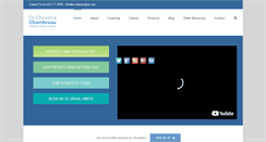 Desktop Screenshot of christinachambreau.com